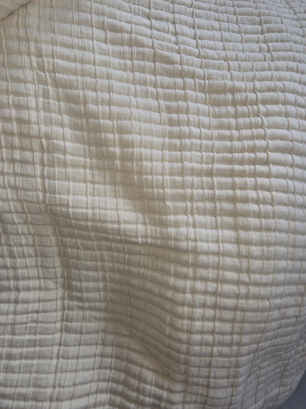 Quince Organic Cotton Ribbed Coverlet - King/Cal King - Ivory